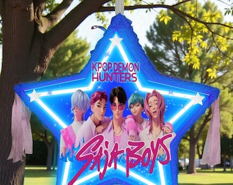 Saja Boys Pinatas. K-pop Demon hunters Piñatas