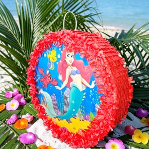 Princess Ariel, Ursula pinata . The Little Mermaid Pinata image 8
