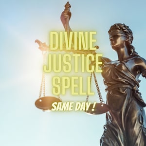 Divine Justice Spell,  I NEED JUSTICE Spell, Same Day Justice Spell, Effective Court Case Spell, Win Legal Case, Fast Results, Summon Karma