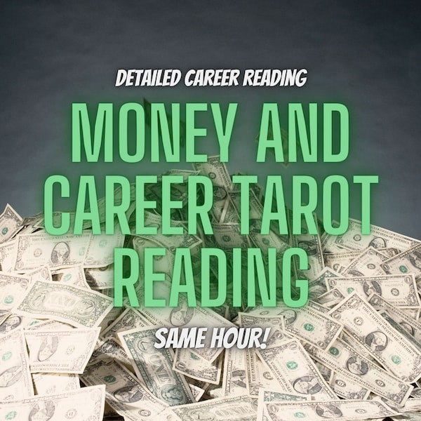 Money and Career Tarot Reading, Same Hour, Empowering Career Tarot Card Reading, When Will I Get Rich, Finance Reading, Fast Delivery