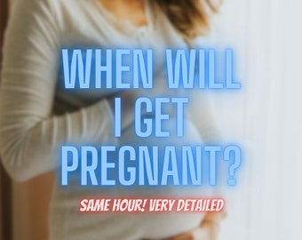 Wann werde ich schwanger? Fruchtbarkeits-Tarot-Lesung, Empfängnis-Lesung, Fruchtbarkeits-Einblicke, gleiche Stunde, schnelle Lieferung
