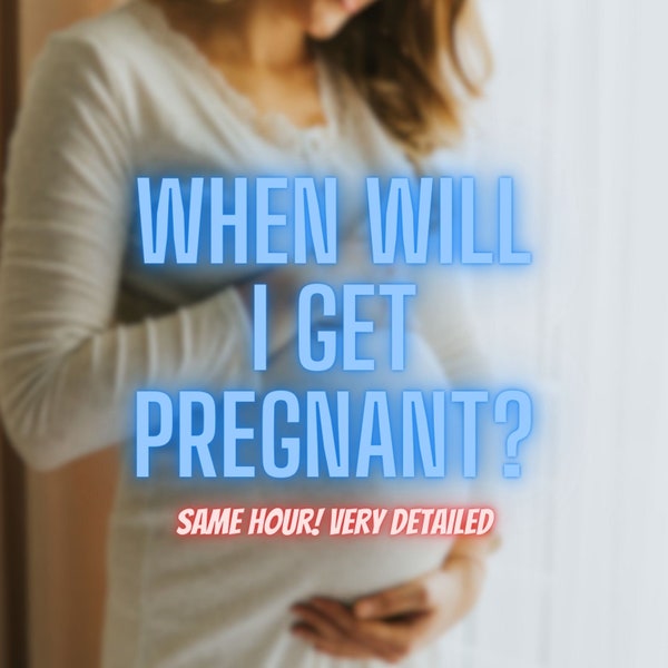 When Will I Get Pregnant ? Fertility Tarot Reading, Conception Reading, Fertility Insights, Same Hour, Fast Delivery