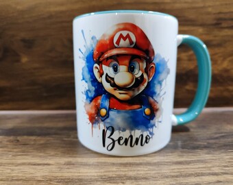 Super Mario personalisierte Tasse