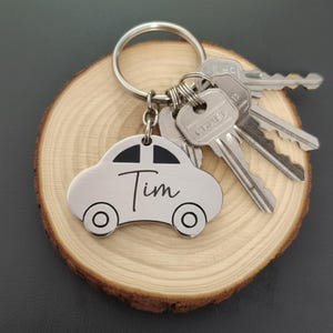 Schlüsselanhänger, Auto, mit Namen, Geschenk, Führerschein
