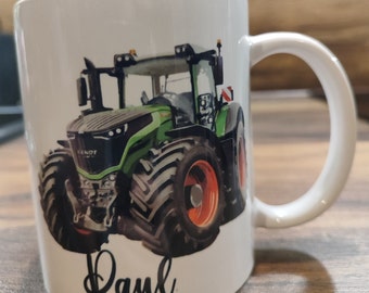 Traktor Tasse Bauernhof Fendt Claas John Deer Kindertasse Jugendliche Erwachsener