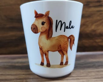 Drinking cups, toothbrushing cups, children, kindergarten