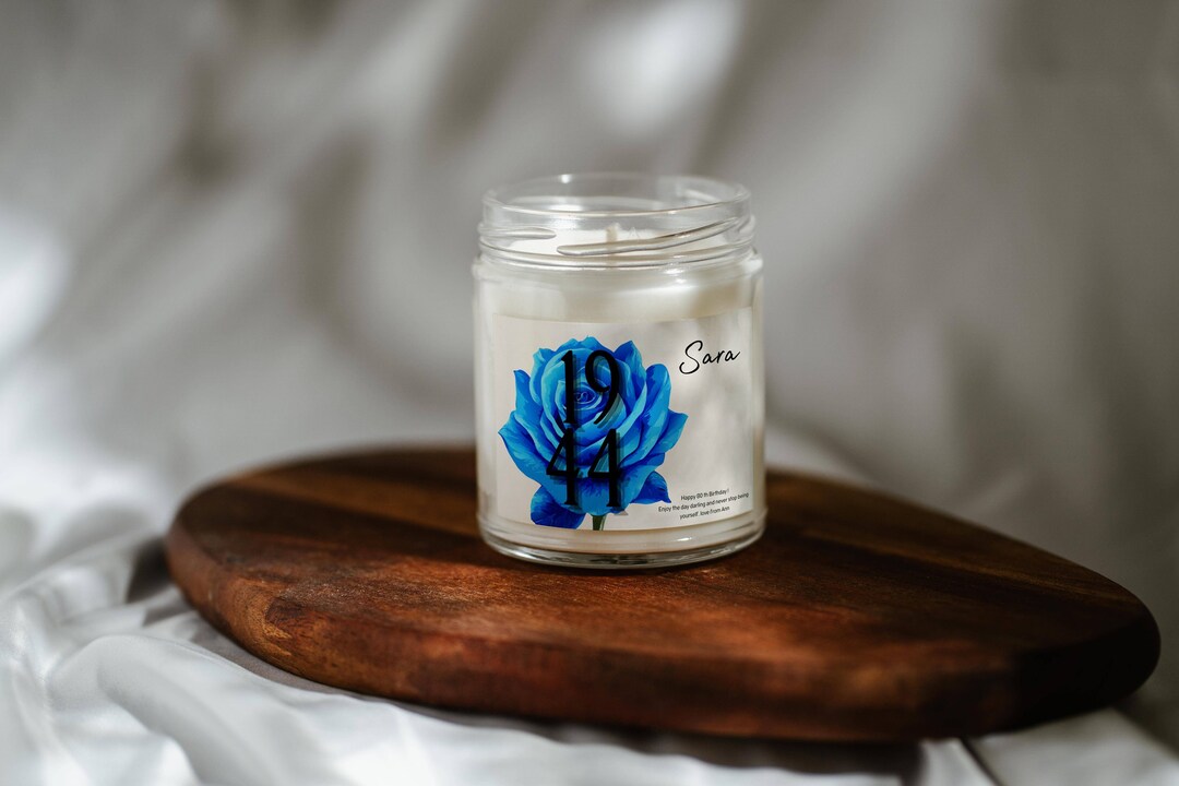 Wonderful Friend Birthday Gift Personalised Candle By Kindred Fires