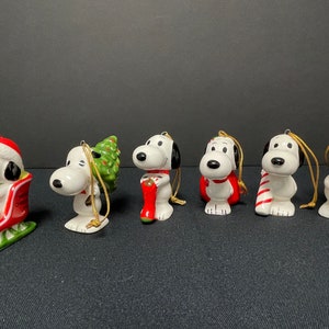 Vintage Peanut's Snoopy Holiday Ornaments - 1968