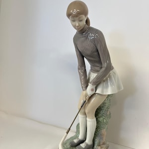 Lladro Lady Golfer - Etsy