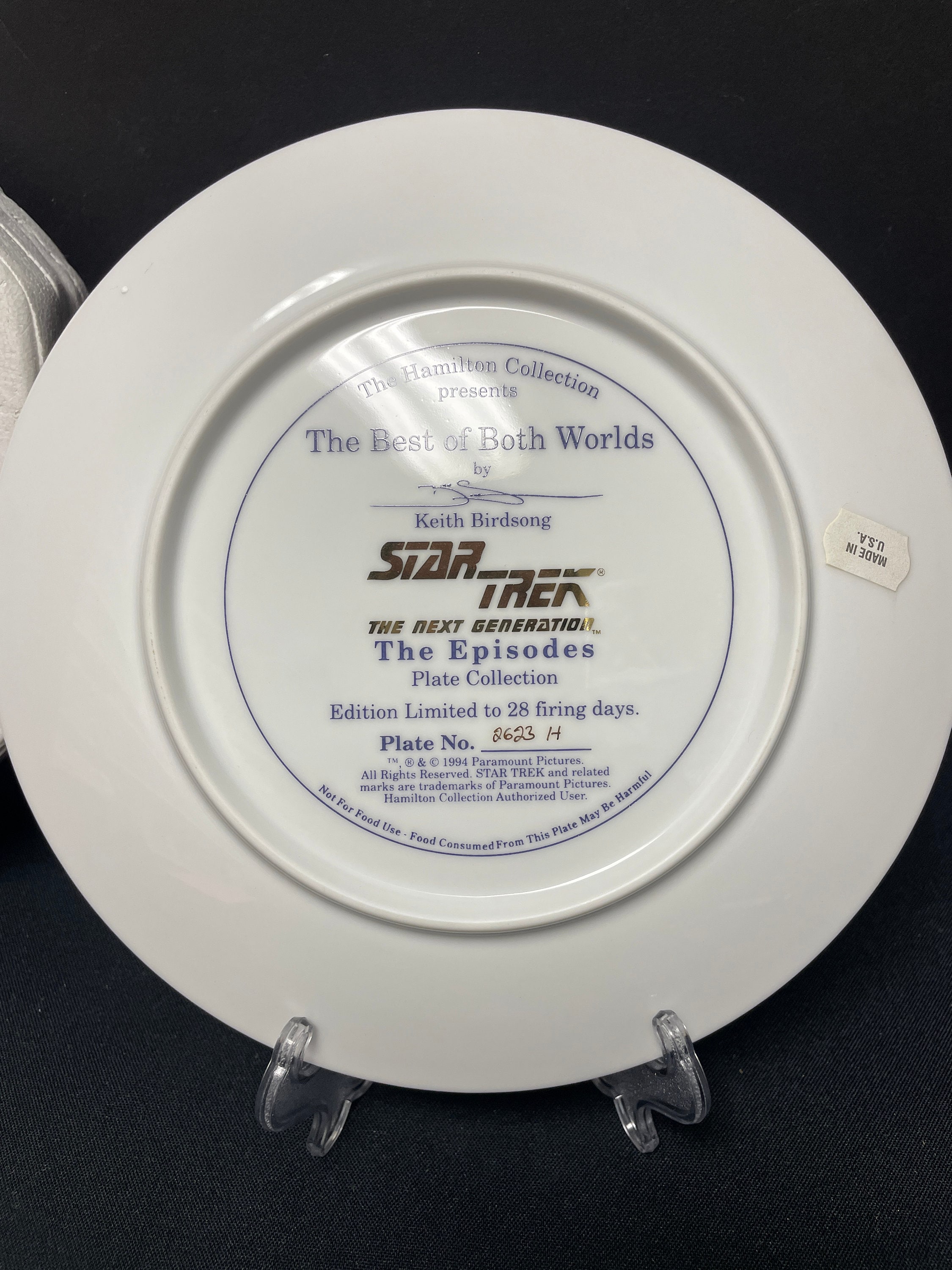 Hamilton Collection Utopia Limited Edition the Hamilton Collection Star Trek: Next Generation the ...