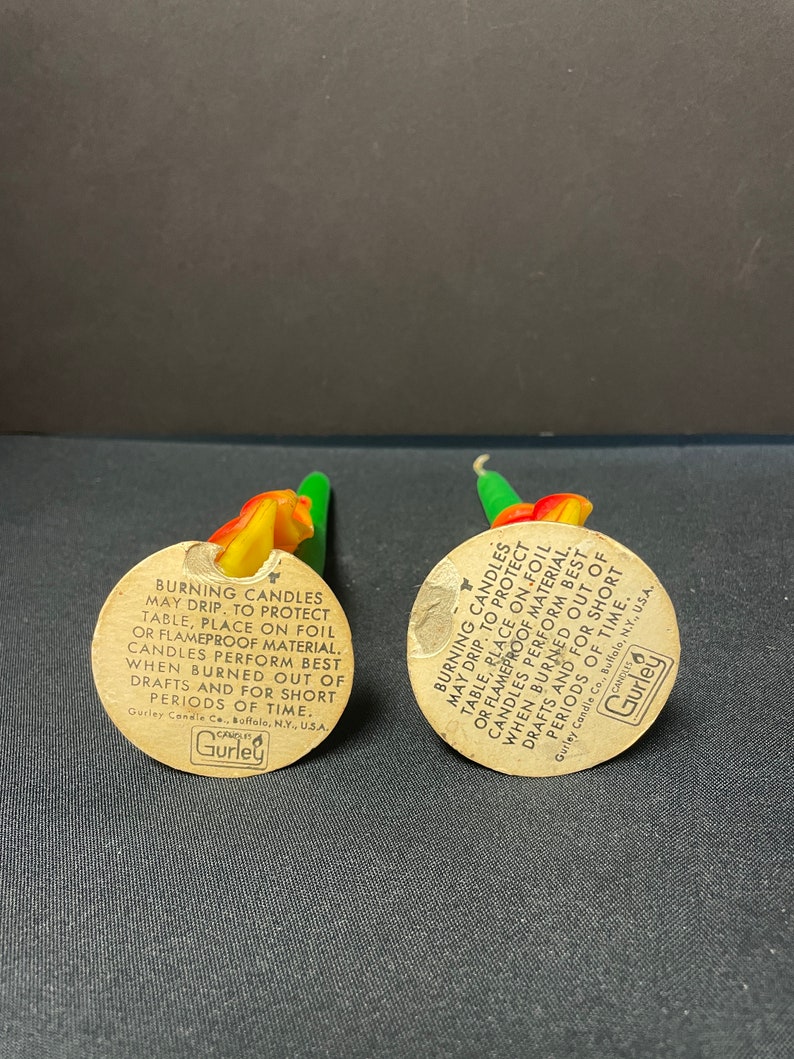 Gurley Mayflower Ship Boat Thanksgiving Green and Brown Orange Candle