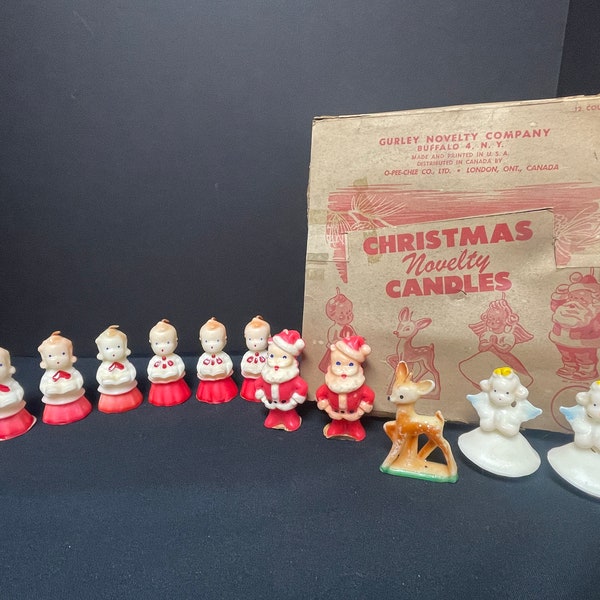 Gurley Christmas Candles Etsy