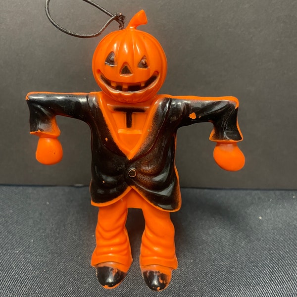 Rosbro Halloween Scarecrow Jack-O-Lantern Standing Toy