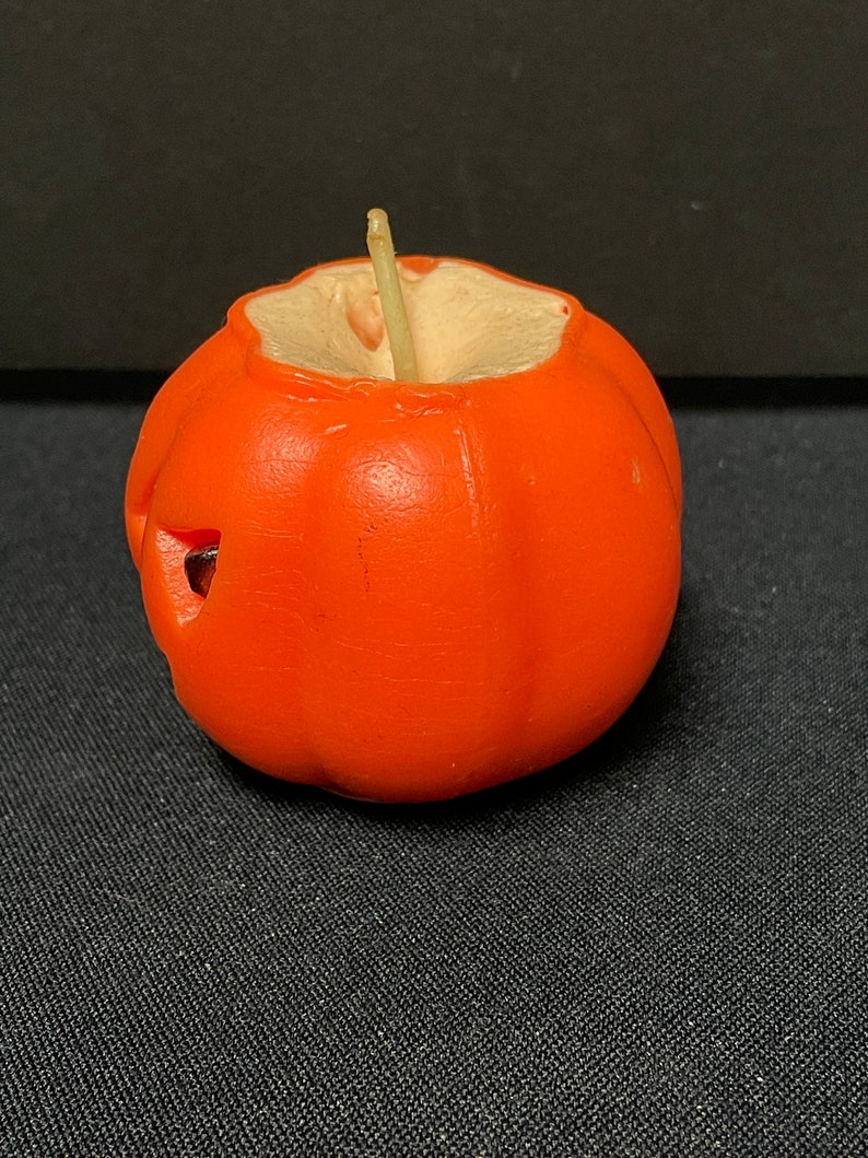Gurley Jack O Lantern Pumpkin Wax Candle Retro Halloween Decor - Etsy