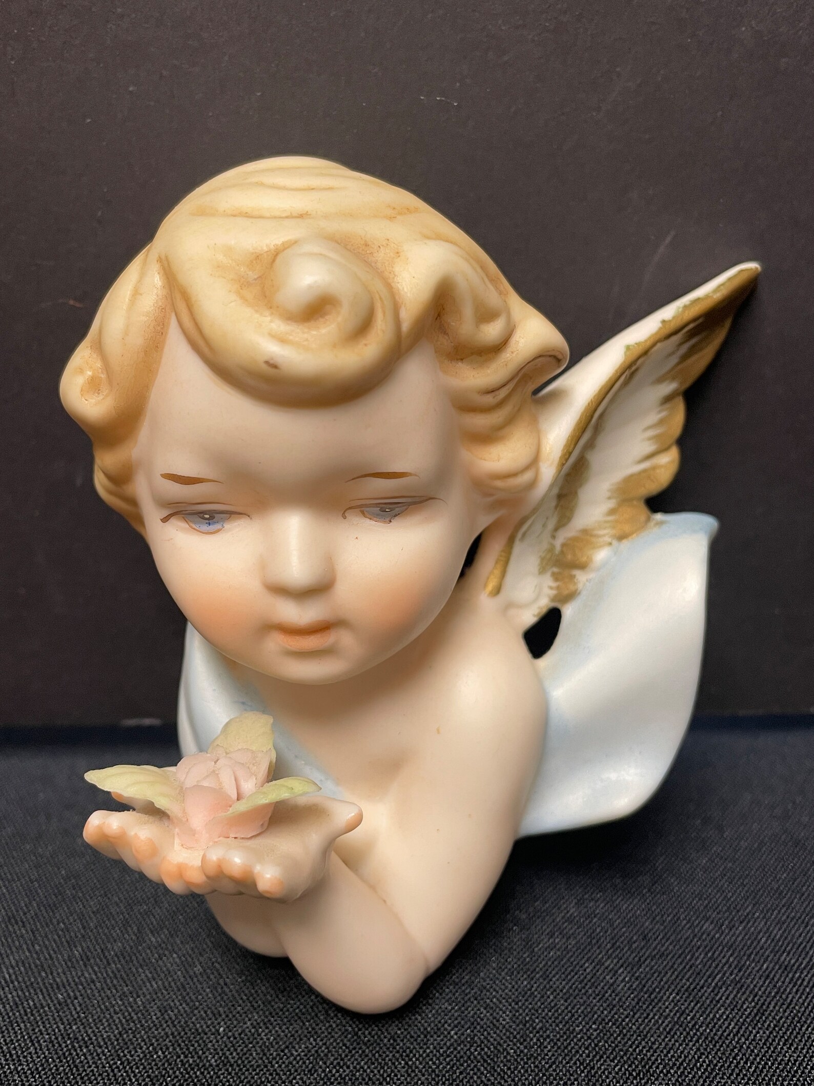 Vintage Antique Kelvin Angel Wall Socket With Flower Left or Right - Etsy