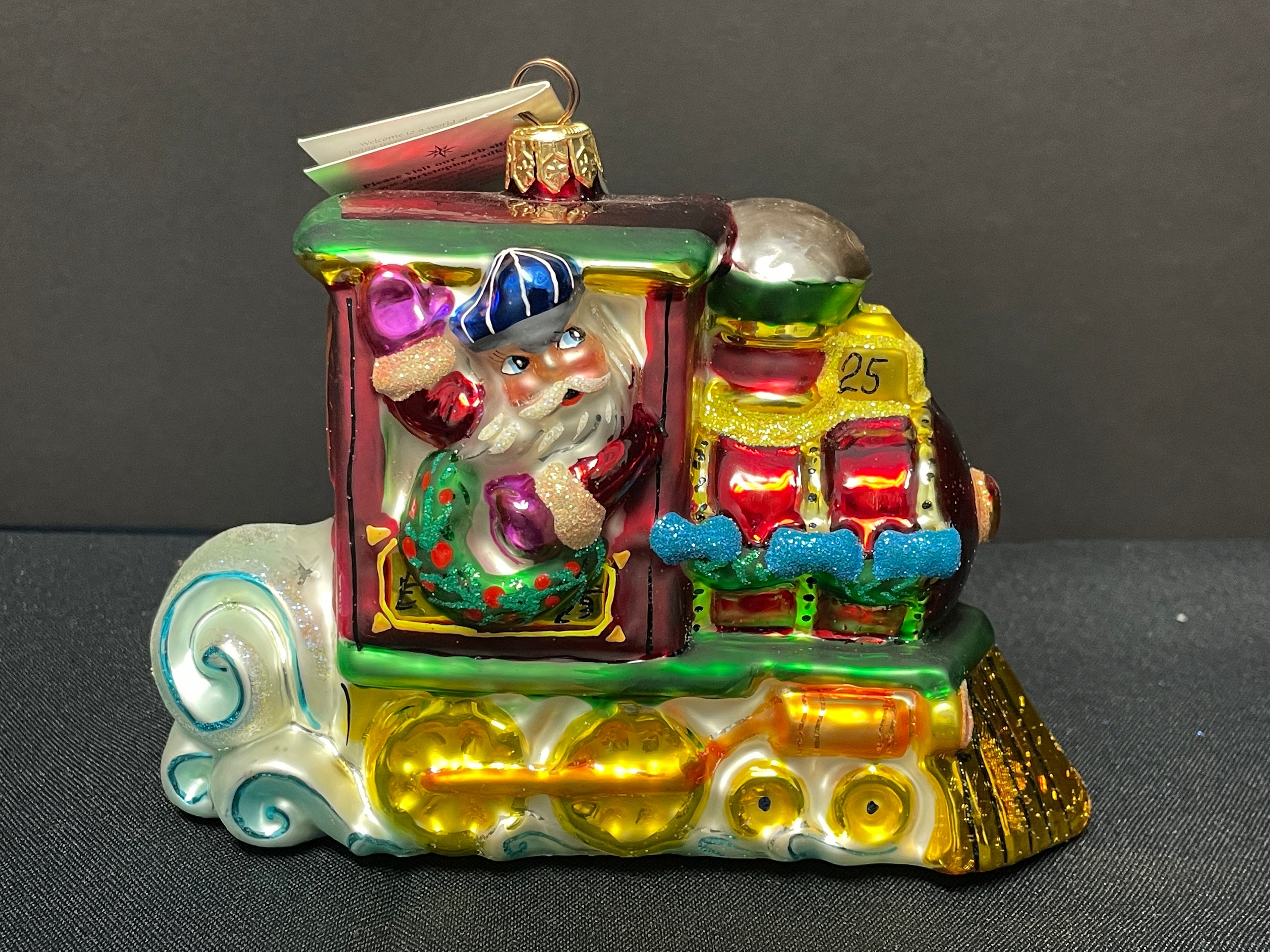 Roman Inc. North Pole Raceway 置物 RETIRED: Christopher Radko North Pole Junction Gem Ornament 01