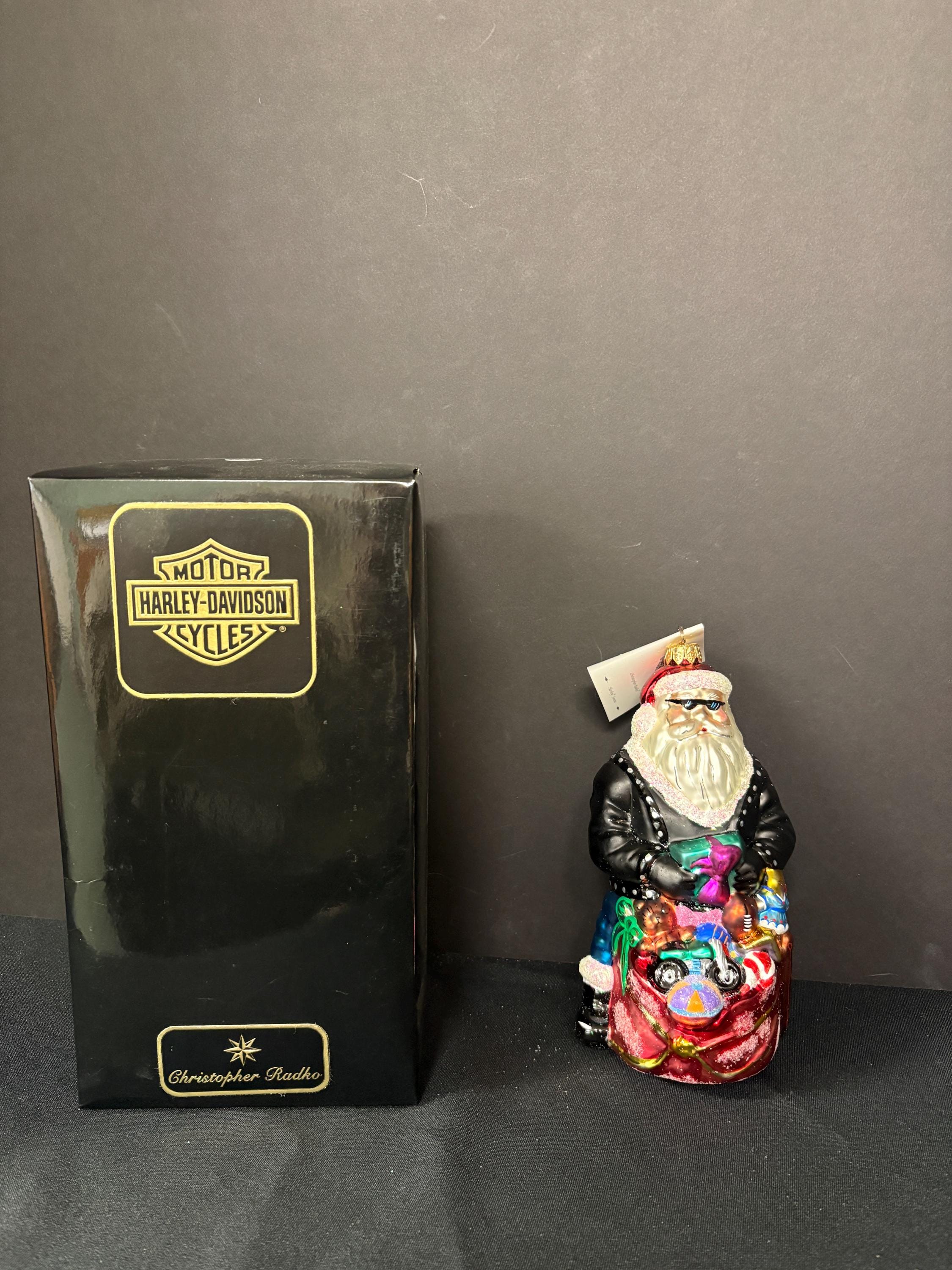 Harley Davidson Santa - Etsy