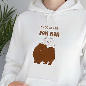 Schokolade Pommern Hoodie Sweatshirt Shirt, Schokolade Pom Mama Hoodie, Schokolade Pommern Geschenk, Schokolade Pom Weihnachtsgeschenk Shirt
