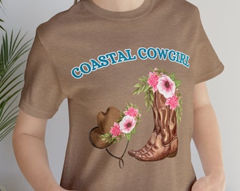 T-shirt de cow-girl côtière, chemise de cow-girl, t-shirt de cow-girl côtière, cadeau de cow-girl côtière