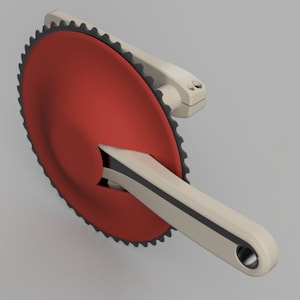 3D File - Chainring Aero Cover