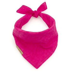 Pinkes Hundehalstuch, Barbie Hundehalstuch, Besticktes Hundehalstuch, Modernes rosa Hundehalstuch, Pinkes Hundehalstuch, Valentinstag Hundehalstuch