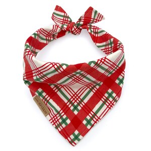 Bandana de Noël à carreaux pour chien, Bandana de Noël à carreaux pour chien, Bandana de Noël à carreaux pour chien, Bandana de Noël amusant pour chien, Bandana de Noël pour chien