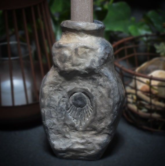 Spiritual candle holder - great gift for women who celebrate their femininity - Rising Woman Symbol