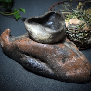 The Lying Falcon/4-in-1 Incense Burner for Clarity & Vision - Fragrance Lamp/Incense Bowl/Incense Burner/Tealight Holder - Item No.: RÄG038