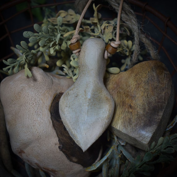Unique handmade amulet made of smoke-fired clay – Spiritual lucky charm and fertility goddess pendant