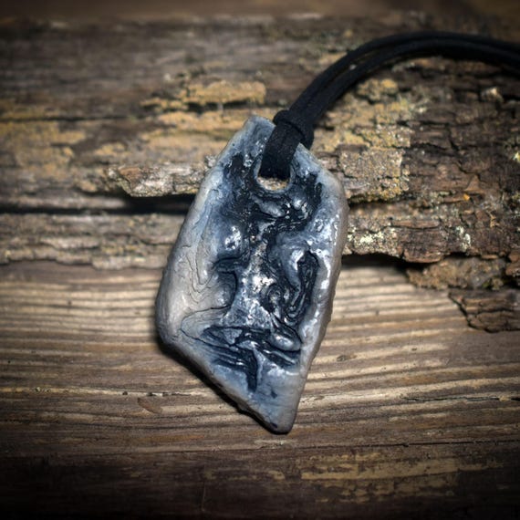 Cernunnos – The Amulet of the Horned One – Smoke-Fired Jewelry – the God of the Forest and Animals – Item No.: AMU059