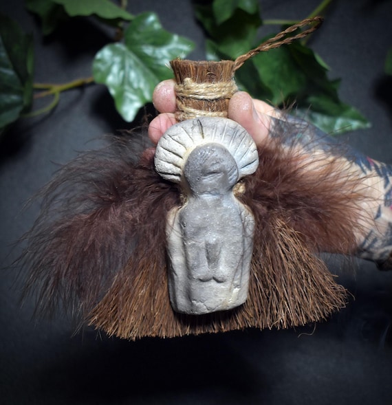 Incense Fan of the Primal Principle – Guardian of Life Force – Archaic Male Deity – Inspired by Artifact – Item No.: RÄF008
