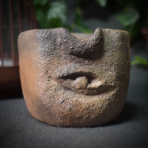 Ceramic smoke burning incense burner - Wicca and ritual supplies - Handmade traditionally fired altar accessories