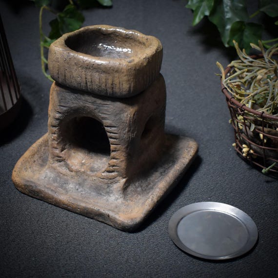 Incense burner traditional smoke burning art - Ritual companion - Fragrance lamp/incense bowl/incense burner/tealight holder - Item No.: RÄG050