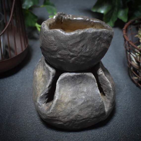 4-in-1 Incense Burner - Incense Bowl, Fragrance Lamp & More - Handmade Magic - Item No.: RÄG007