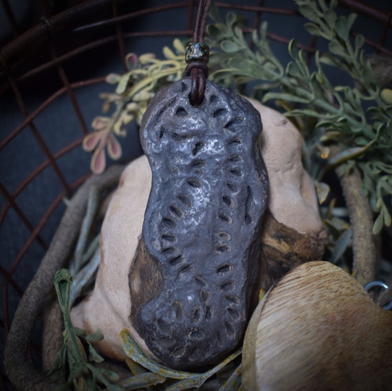 Unique Handmade Seahorse Talisman from Traditional Fired Clay - Rustic Lucky Charm Pendant