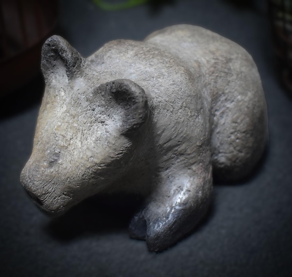 Handcrafted wild boar sculpture made of traditionally fired clay - Shamanic power animal and altar accessory - Item no.: SKU003