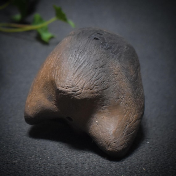 The Rhythm of the Soul – Shamanic Clay Hand Rattle – Powerful Ritual Tool – Item No.: SRA041