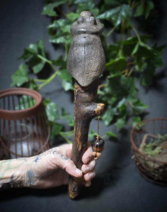 Your Ritual Staff Earth Mother – A spiritual tool with a hidden heart - Item No.: RST004