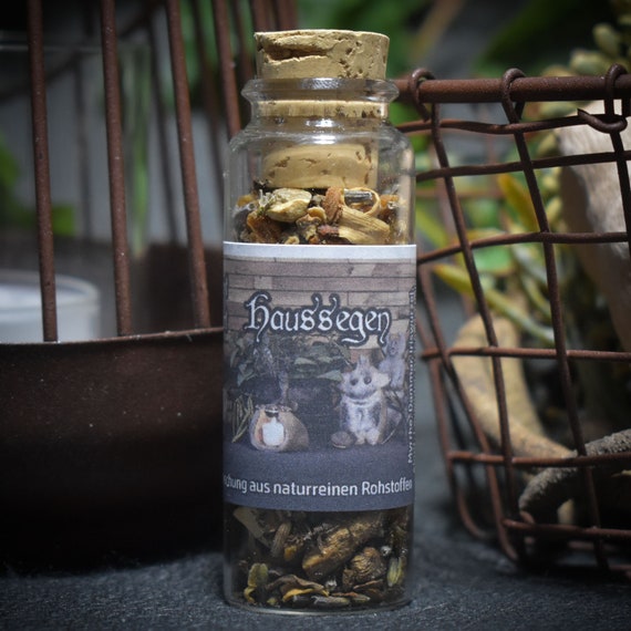 House Blessing – Your incense blend for protection and harmonious spaces – Pure natural ingredients in a 30ml glass jar with cork