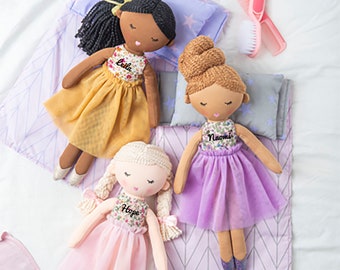 Sweet Blossom Bella Plush Doll | Girls Ballerina Doll | Girls Lovey | Kids Plush Doll