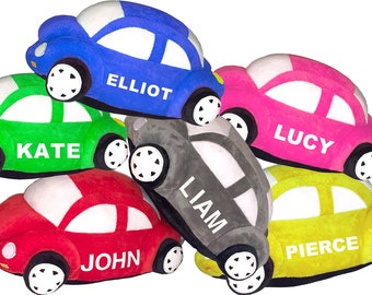 Personalized Car Plush Personalized Volkswagen Beetle Bug Toy Soft Stuffed Toy Pillow
