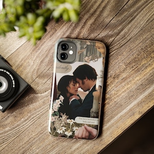 Tough Phone Cases, iphone, pride and prejudice design, gift for her, fall season, fan merch
