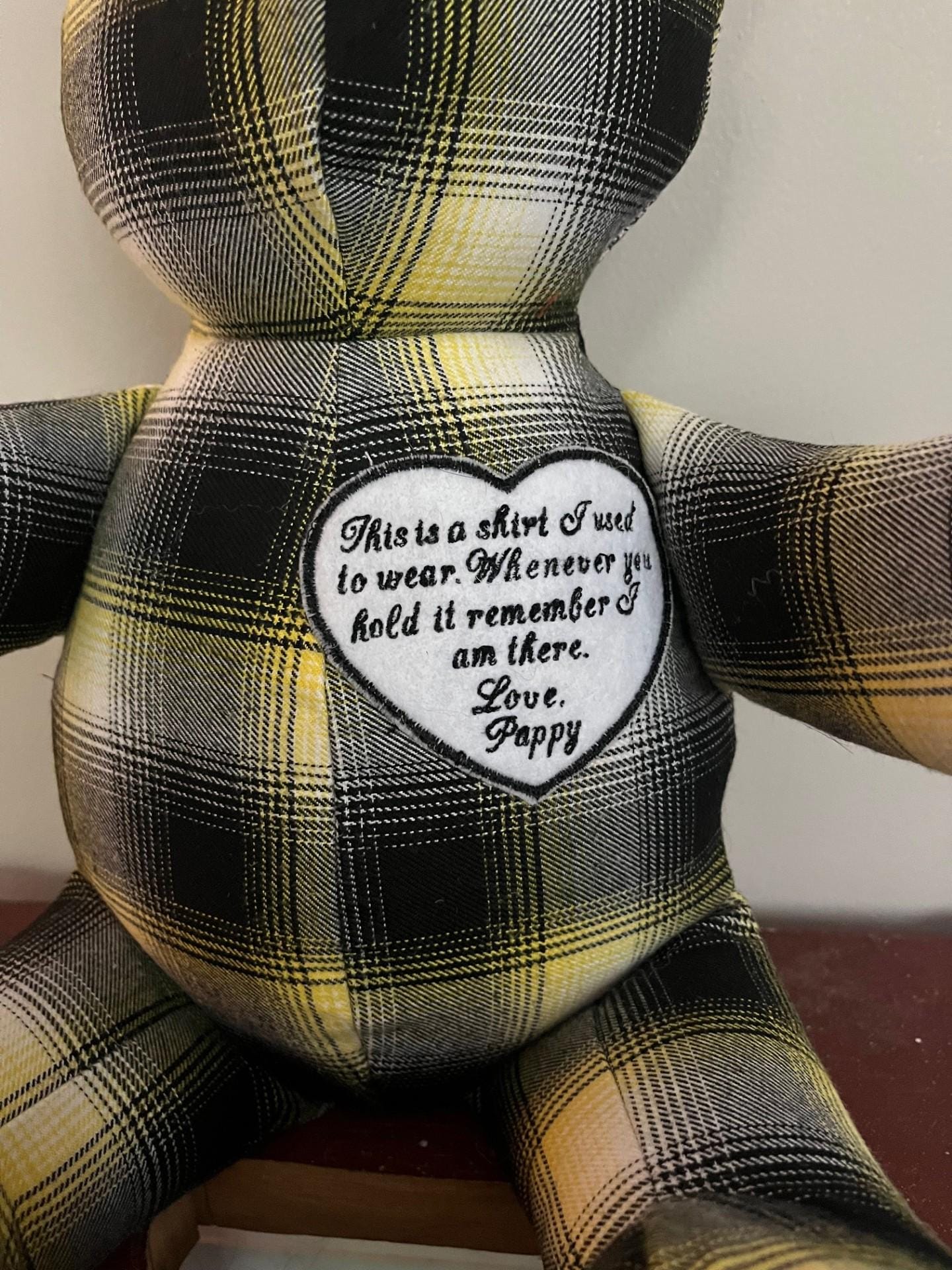 ADD ON: Custom Memory Patch for Bears - Etsy