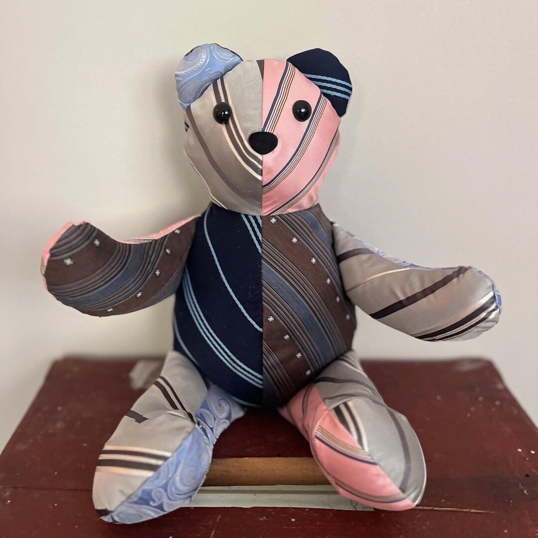 Small Size Necktie Memory Bear - Etsy