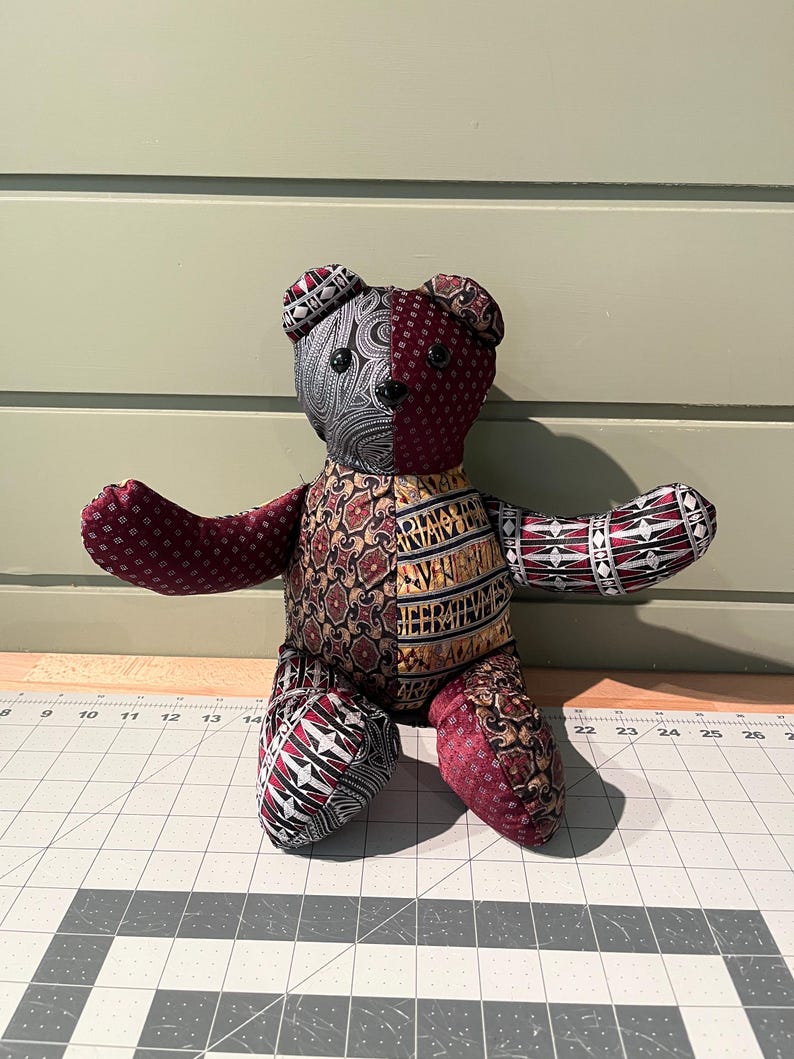 Small Size Necktie Memory Bear - Etsy