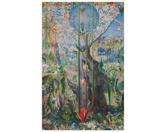 Paño de cocina de microfibra "El árbol de mi vida" de Joseph Stella