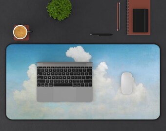 Cloud Desk Mat, Nonslip Three Sizes, Sky Sea Ocean Landscape Peaceful Art, Arkhyp Kuindzhi