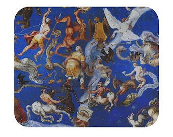 Constellations Mouse Pad (Rectangle), High Renaissance Italian Art Celestial Astrology