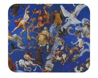 Constellations Mouse Pad (Rectangle), High Renaissance Italian Art Celestial Astrology