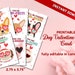see more listings in the Valentine Printable section